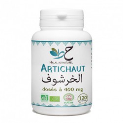 Artichaut Halal Bio - 400mg - 120 comprimés