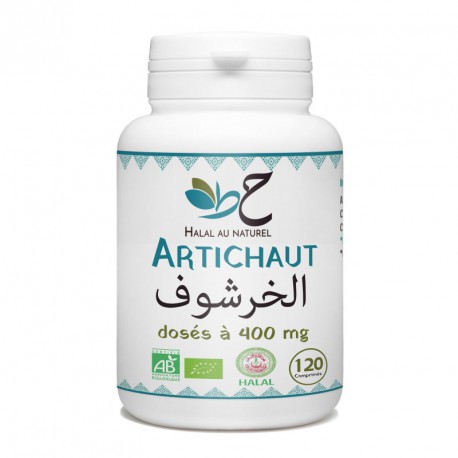 Artichaut Halal Bio - 400mg - 120 comprimés