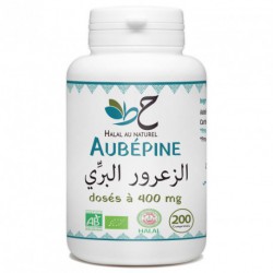 Aubépine Halal Bio 400mg - 200 comprimés